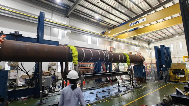 Large- and full-scale testing in DNV's Technology Centre Tuas, Singapore