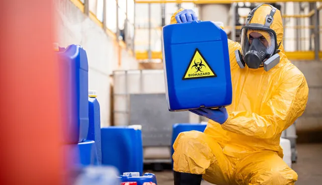 Safe chemical handling training