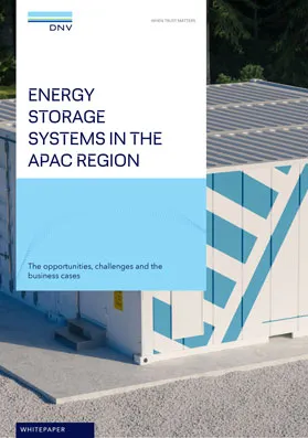 Energy storage systems in the Asia Pacific region