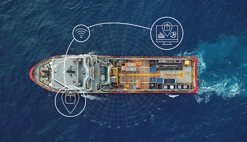 Offshore Service Vessel during remote DP verification process