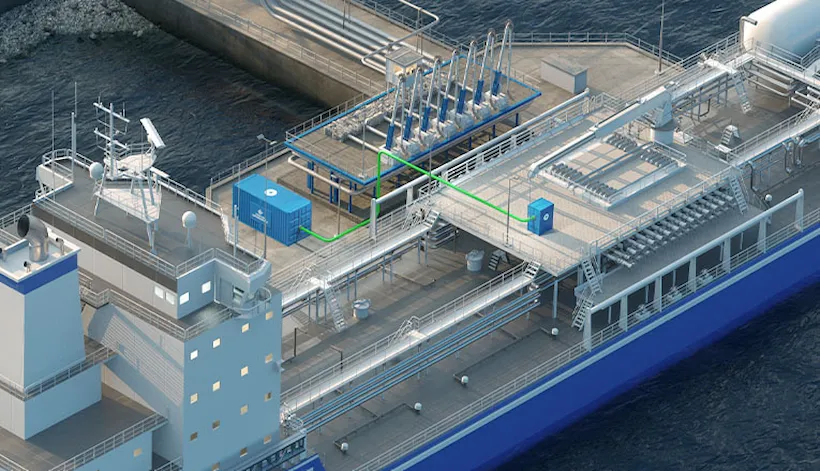 shore power system for tankers