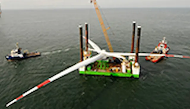 Construction management for offshore wind farms