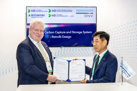 The AiP awarding ceremony at Gastech 2024 in Houston