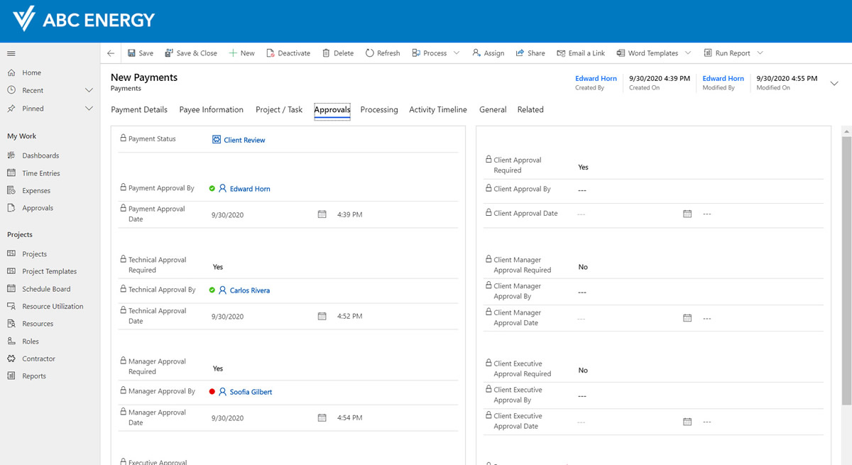 EVOLVE impact flow ABCenergy new payment
