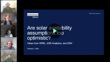 Are solar availability assumptions too optimistic?
