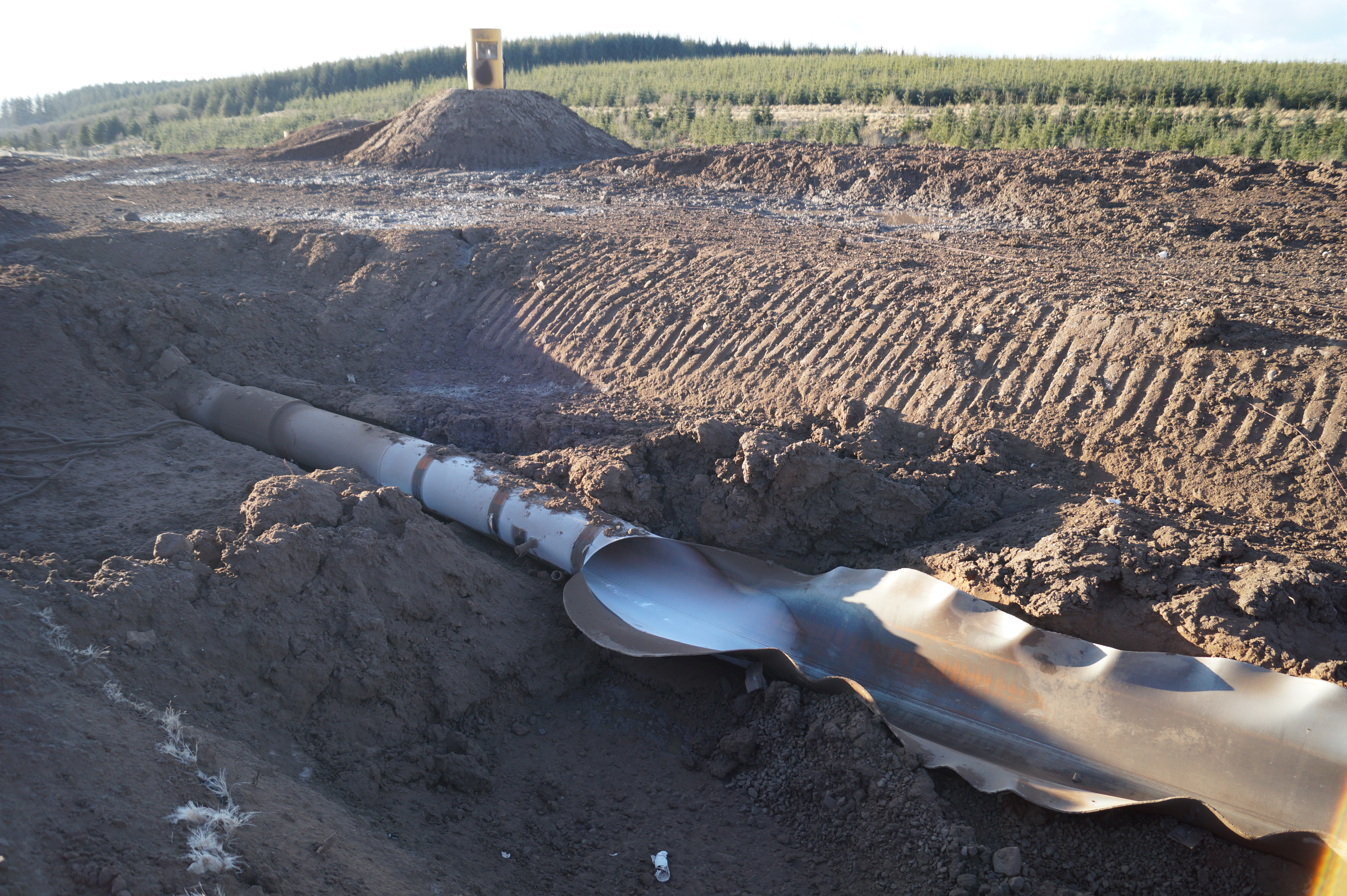 Pipe test at DNV's Spadeadam Research & Development Facility, UK