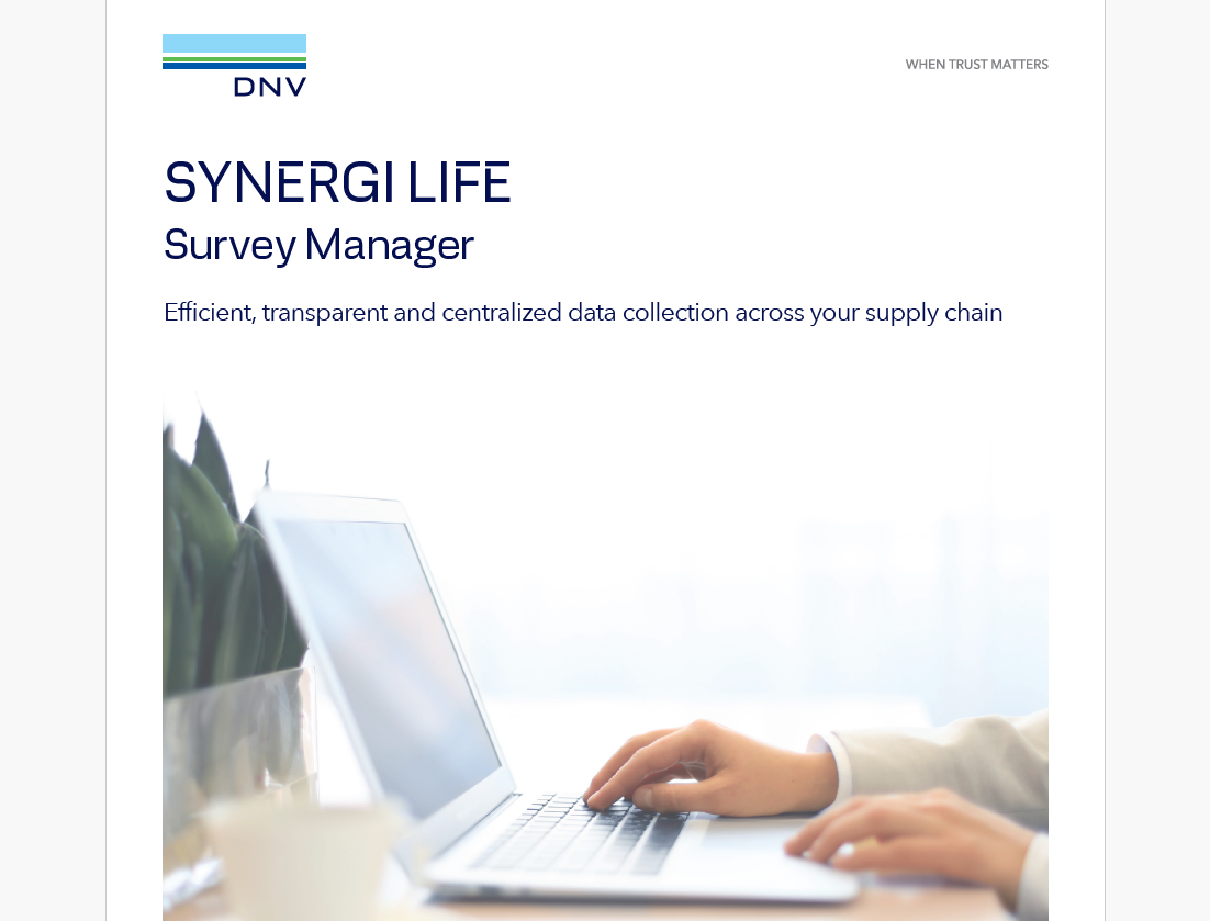 Synergi Life - Survey Manager flyer