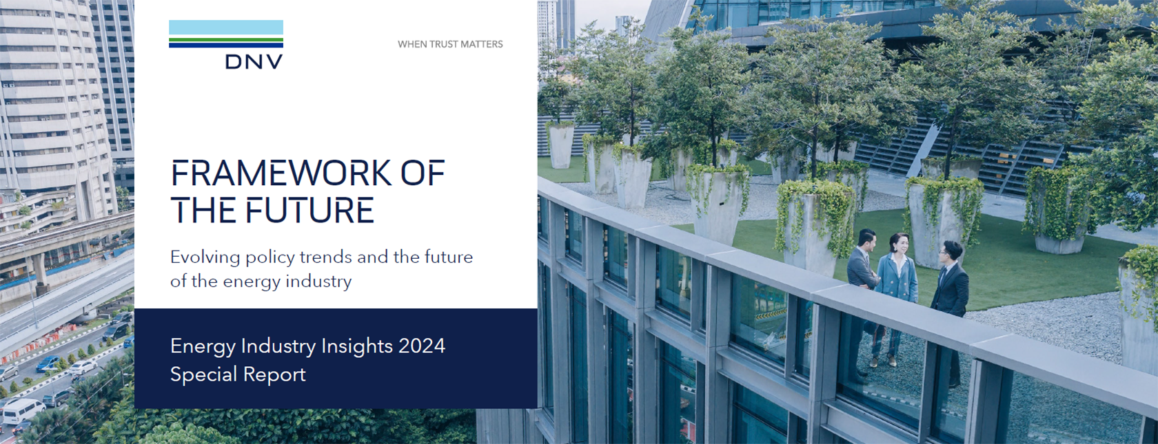 Report cover: Framework of the future - Evolving policy trends and the future of the energy industry