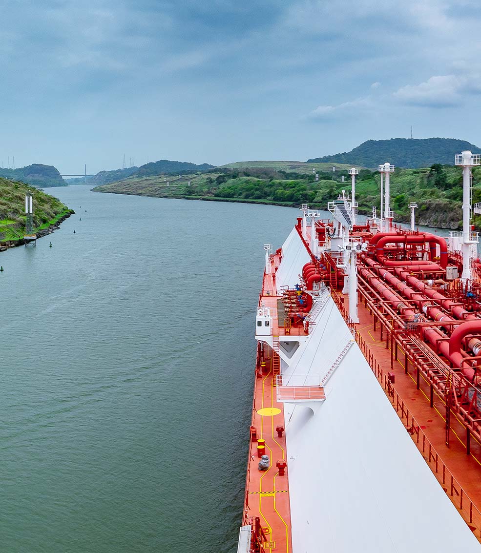 LNG Carrier in Panama canal