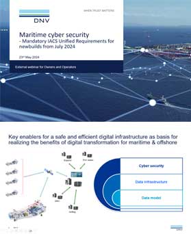Maritime cyber security: Mandatory IACS Unified Requirements for newbuilds from July 2024