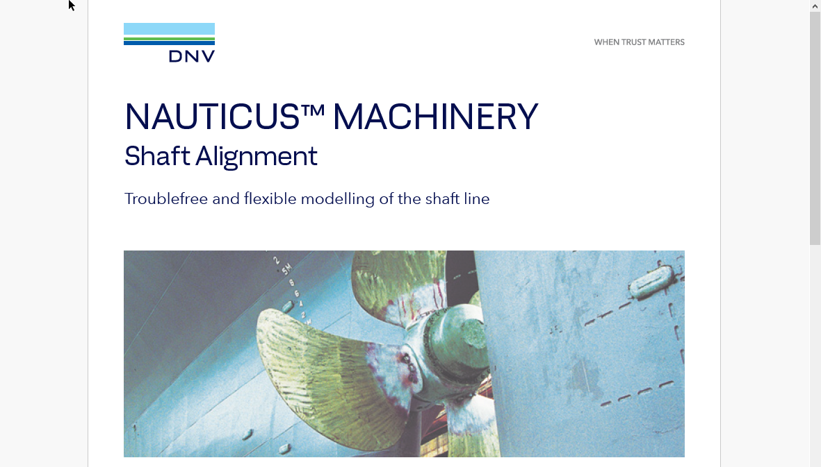 Nauticus Machinery - Shaft Alignment
