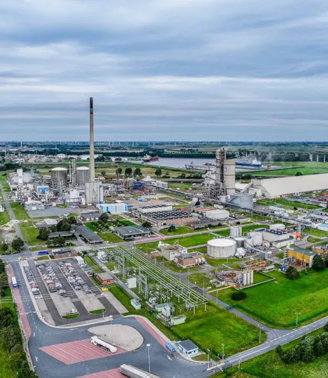 Brunsbuttel NH3 plant and port
