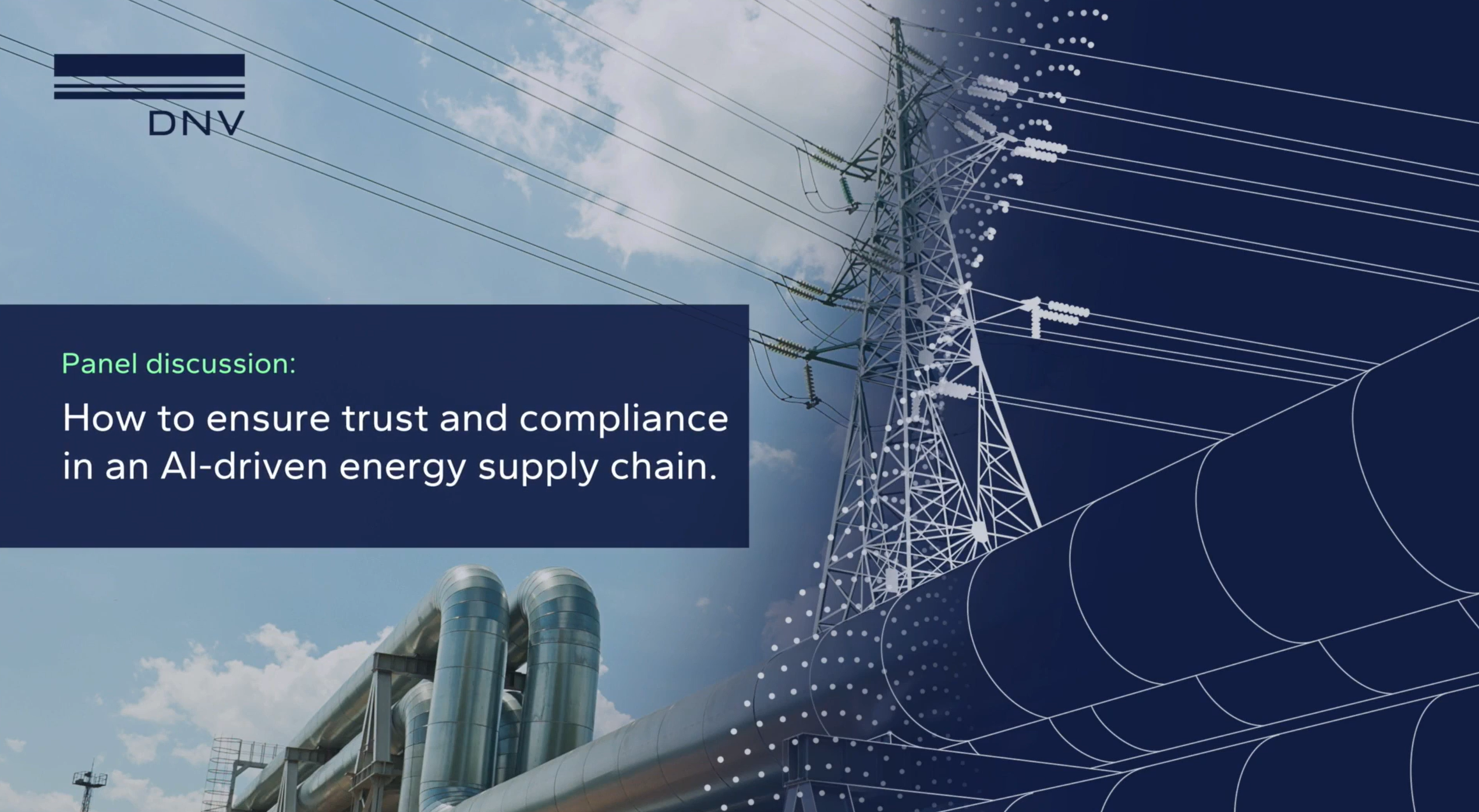 How to ensure trust and compliance in an AI-driven energy supply chain webinar banner