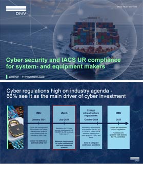 Cyber security and IACS UR compliance for system and equipment makers