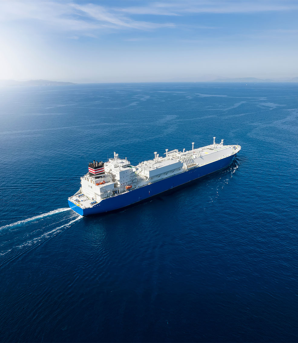 LNG carrier at sea