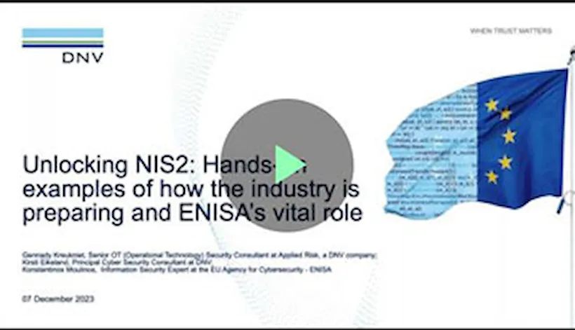 Unlocking NIS2: Hands-on examples of how the industry is preparing and ENISA’s vital role