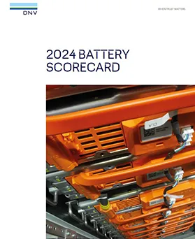 2024 Battery Scorecard report front cover