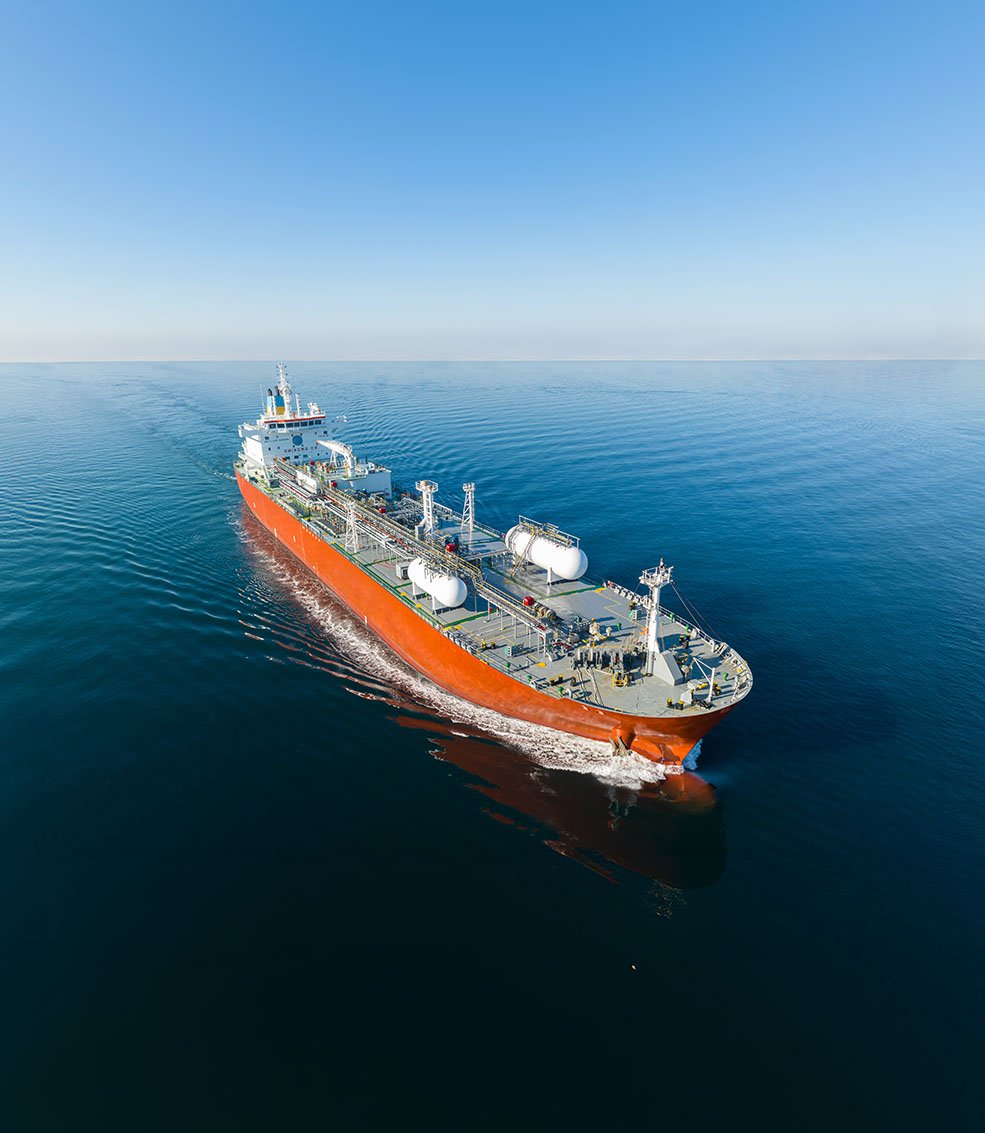 LPG Carrier at sea
