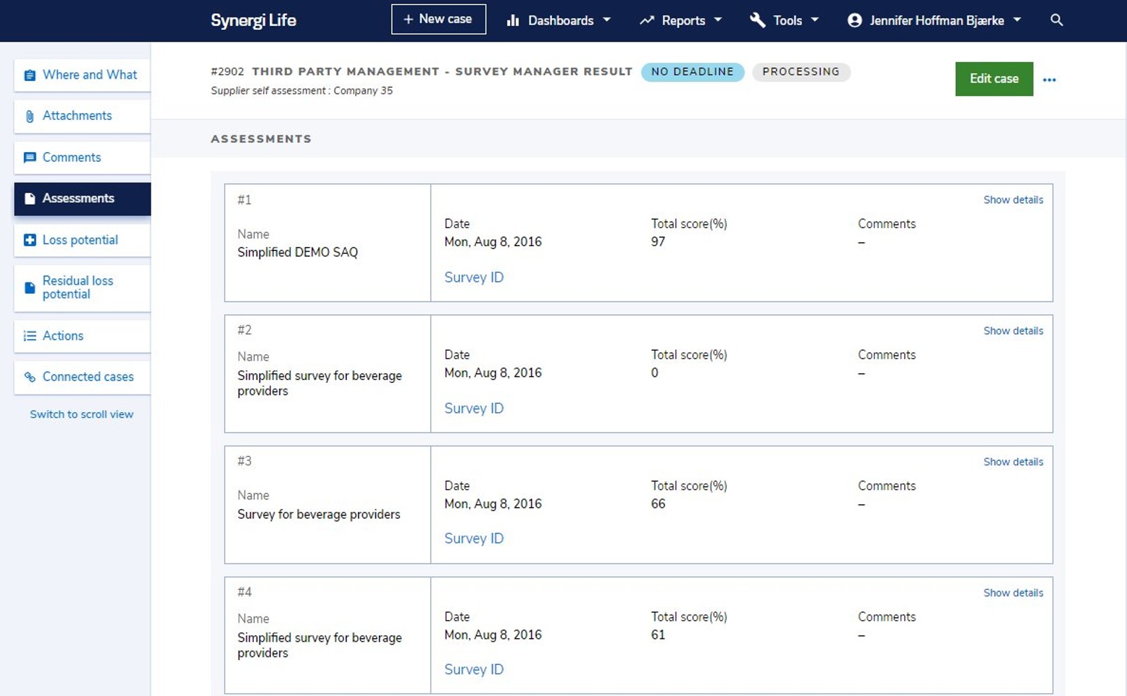 third party risk management software example 2