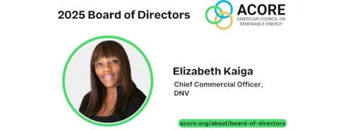 Elizabeth Kaiga nominated to ACORE board