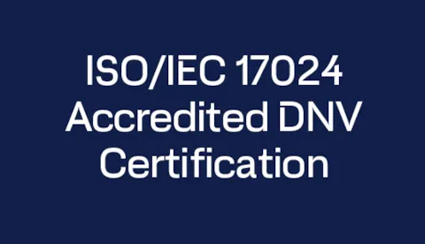 ISO/IEC 17024 Accredited DNV Certification