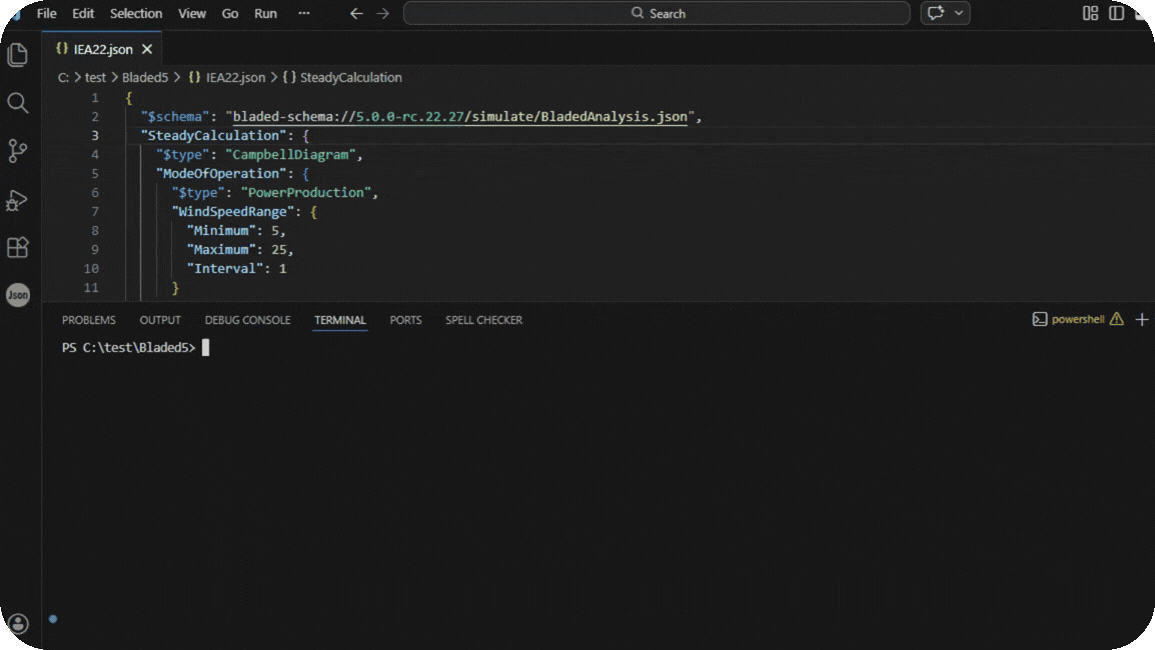 Bladed 5 introduction gif
