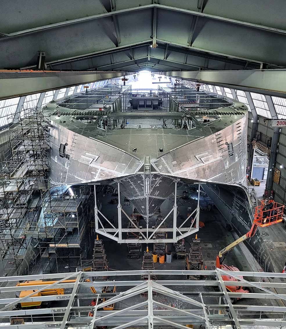Buquebus China Zorrilla under construction at Incat