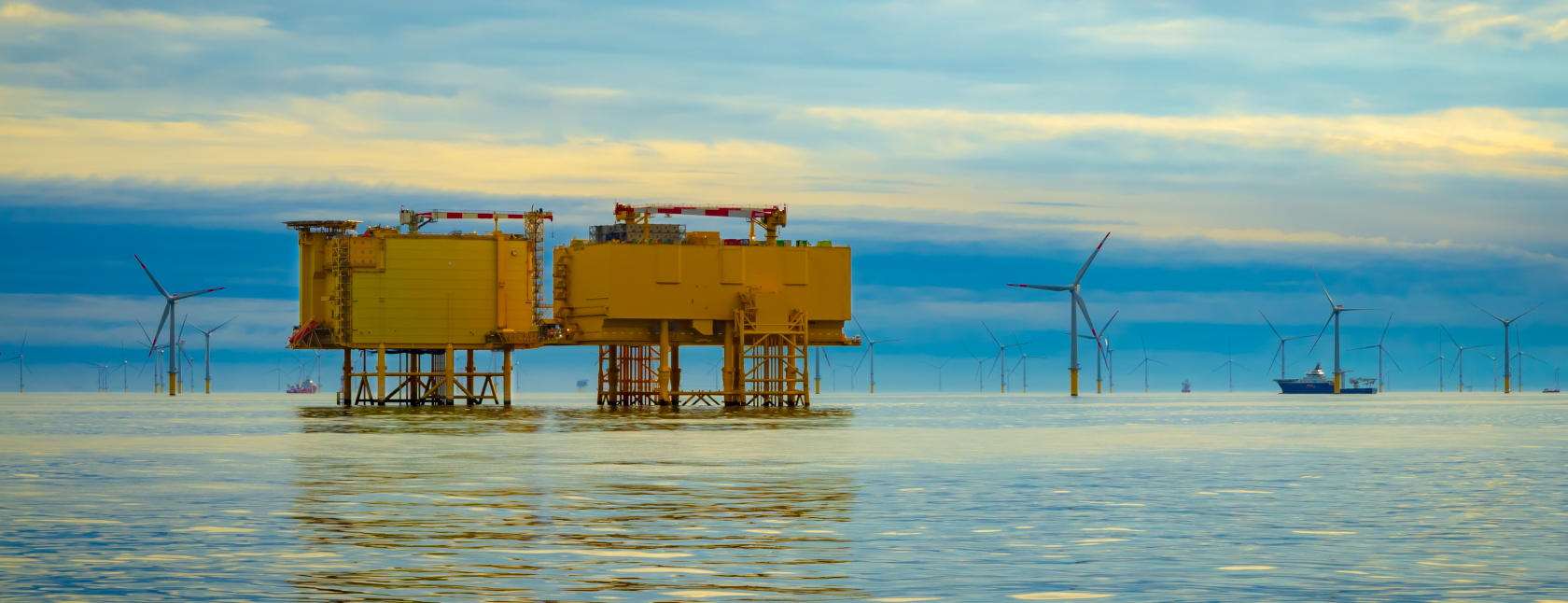 Offshore meshed grids