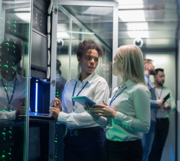 Cyber security colleagues