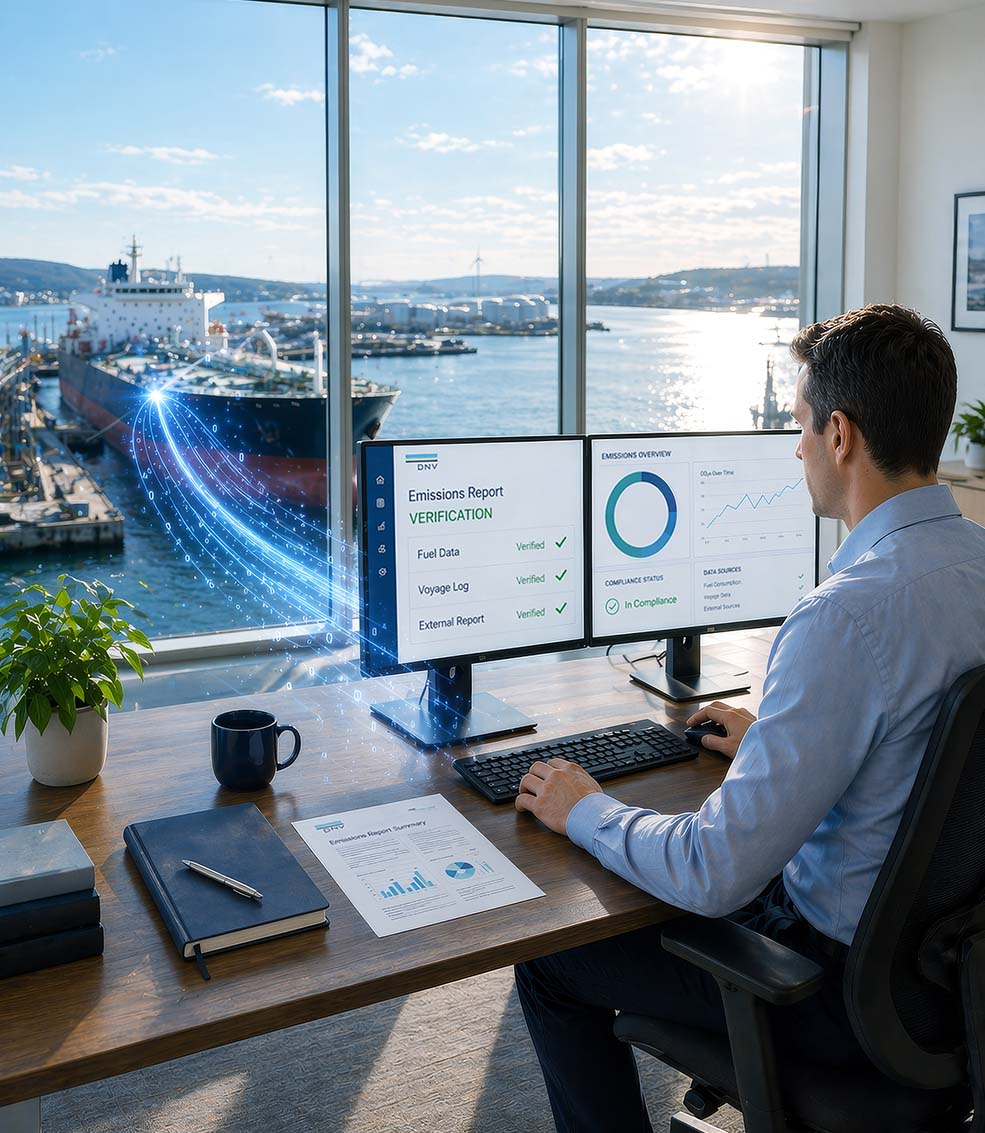 Verifying emission data
