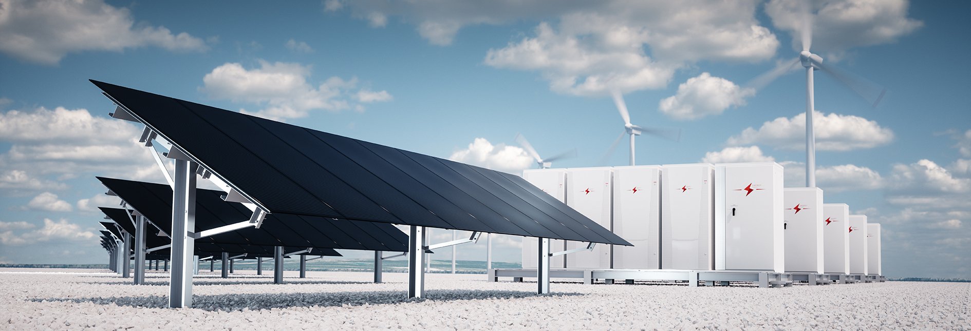 Futuristic concept of renewable energy storage