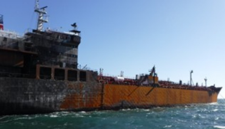 icture 1: Product tanker exposed to extreme fire for three days. Rather than scrapping, drydocking and cost-effective repair were chosen.