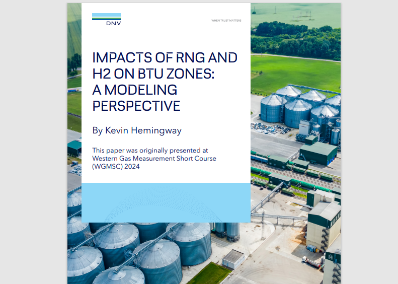 Impacts of RNG and Hydrogen on BTU zones: A modelling perspective