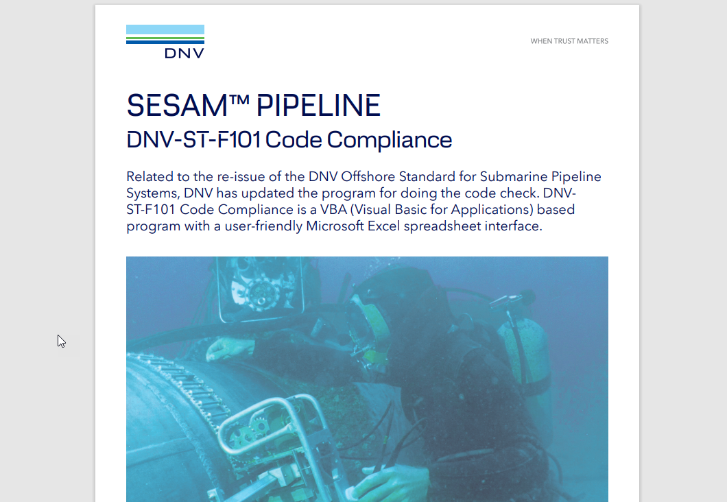 DNV-ST-F101 Code Compliance