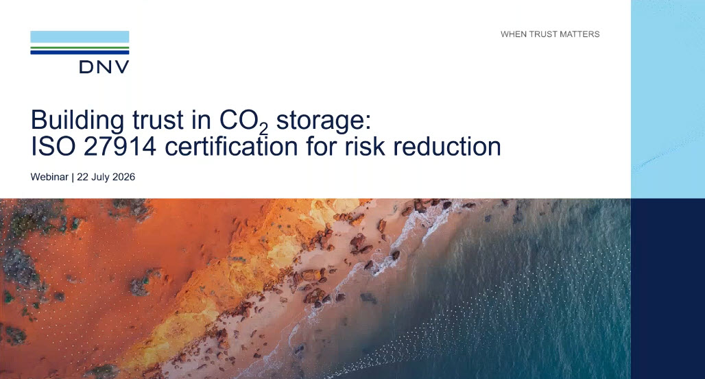 Building trust in CO2 storage