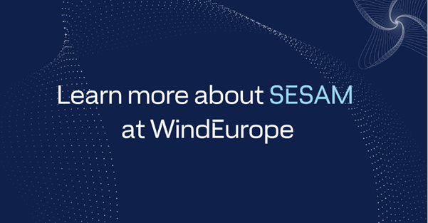 Sesam at WindEurope event banner