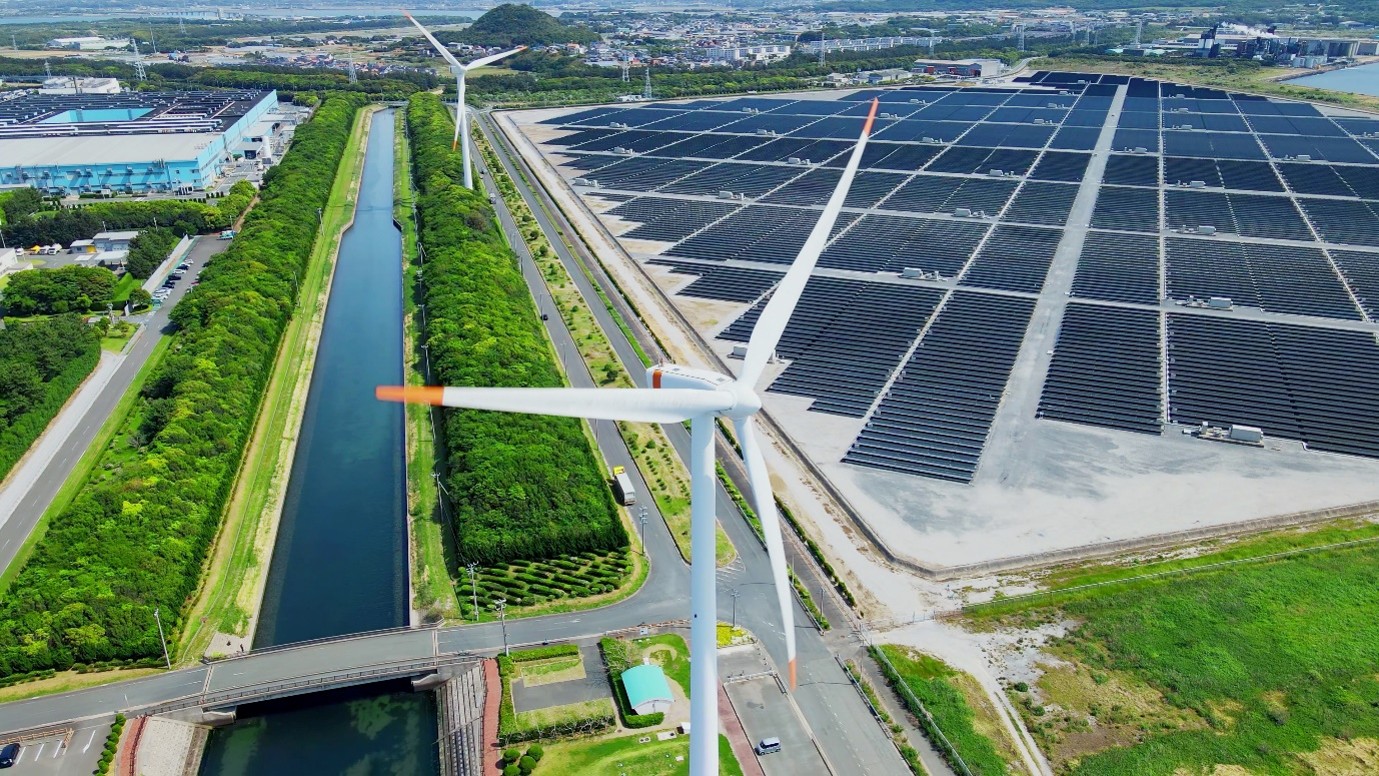 Solar and wind farm