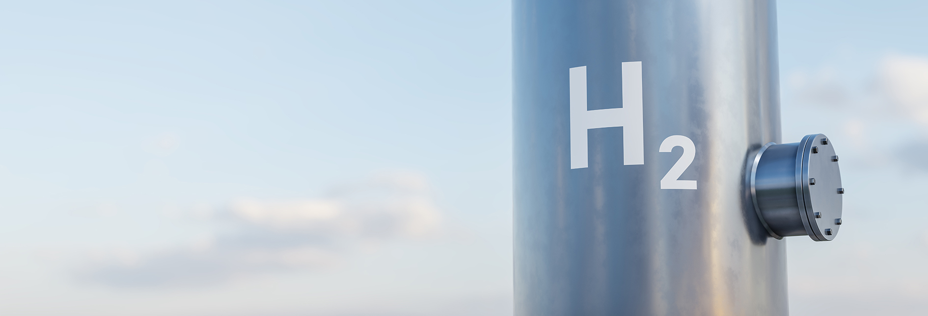 H2 on a hydrogen pipe