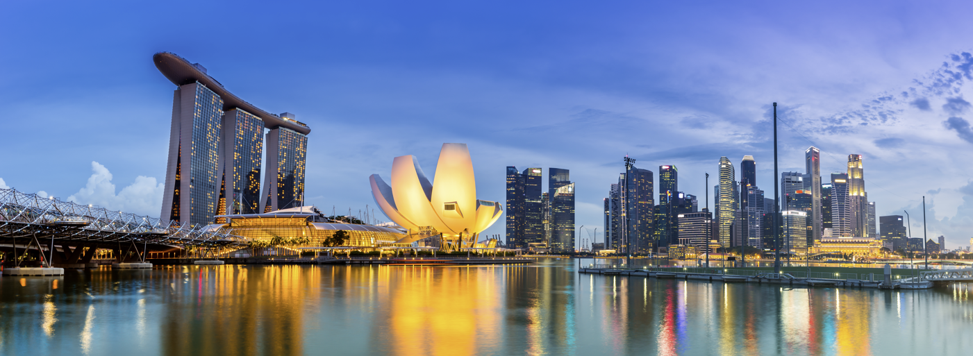 Singapore city skyline
