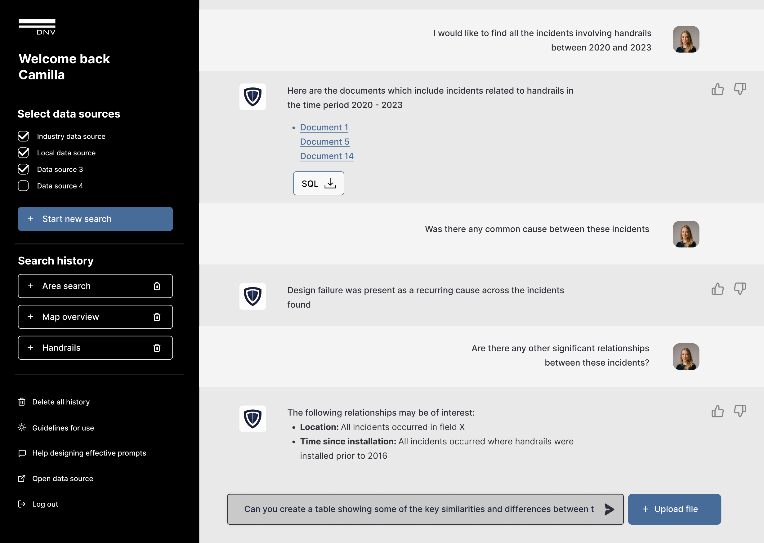 AI solution screengrab