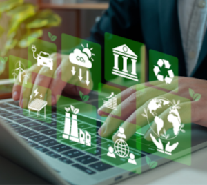 worker uses synergi life software