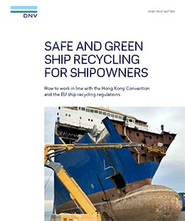 Safe and green ship recycling for shipowners