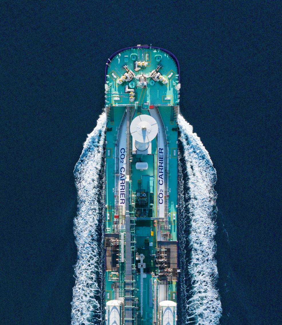 LCO2 Carrier at sea