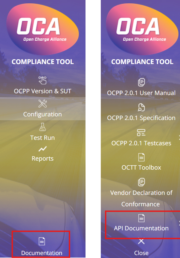 API documentation access
