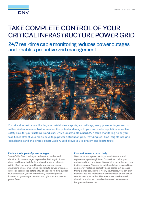 Smart Cable Guard critical infrastructure