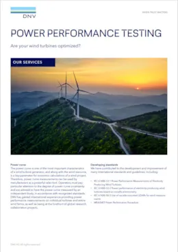 Power performance testing