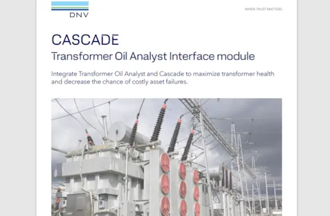 Cascade Transformer Oil Analyst (TOA) flyer