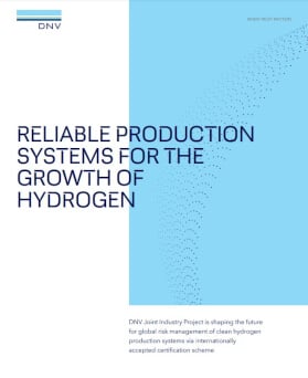 Reliable production systems for hydrogen