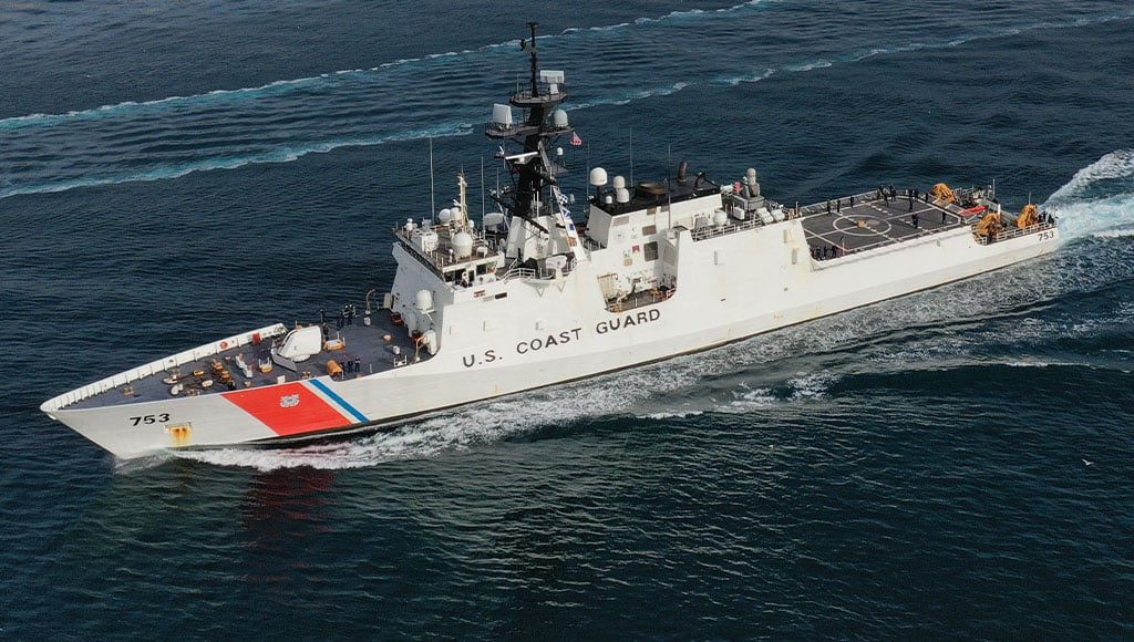 US Coast Guard ship