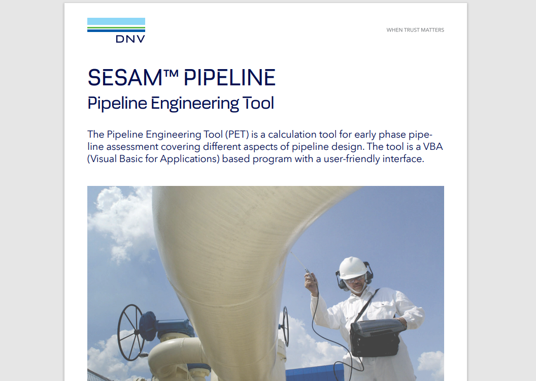 Pipeline Engineering Tool - flier